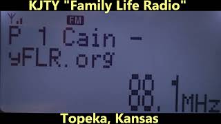 881 KJTY quotFamily Life Radioquot Topeka Kansas captada en Zapopan México [upl. by Adranoel]