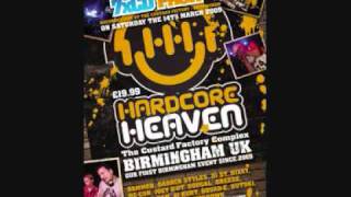 PART 1 OF 4 DJ GAMMER  HARDCORE HEAVEN AT CUSTARD FACTORY 09 [upl. by Nlyak297]