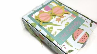 Happy Mail Monday DIY Chipboard Box with detailed instructions and measurements [upl. by Aeriel327]