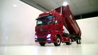 ScaleArt Mercedes Actros amp Halfpipe Semitrailer [upl. by Fishman624]