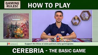 Cerebria  Official How to Play video from Gaming Rules [upl. by Ayotahs]