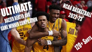 ULTIMATE 2023 College Basketball Buzzer Beater amp Game Winners Compilation MARCH MADNESS Hype Up [upl. by Cirdes]