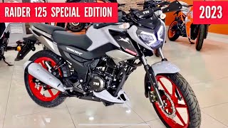 New 2023 TVS Raider 125 ABS Special Edition🔥New Features Launch Date amp OnRoad Price [upl. by Annoled555]