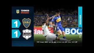 BOCA 1  1 DEPORTIVO RIESTRA I Resumen del partido  TorneoBetano 2024 [upl. by Anneiv839]