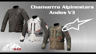 CHAMARRA ALPINESTARS ANDES V3 DRYSTAR [upl. by Enelegna]