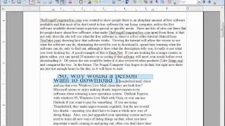 LibreOfficeWriter 14 ParagraphIndent and Spacing [upl. by Seem731]