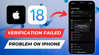 How to Fix Verification Failed Problem On iPhone [upl. by Idur]