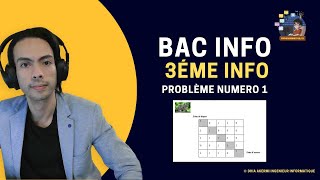 Bac Info  3éme info  Problème 1 avec correction  Arabic [upl. by Bridget889]