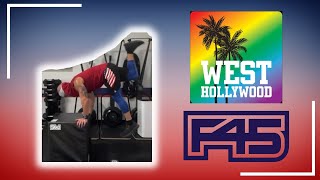 F45 TRAINING VLOG WEST HOLLYWOOD WORKOUT  Hybrid [upl. by Roath]