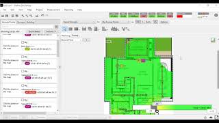 Wifi passive site survey using Ekahau [upl. by Dnesnwot]