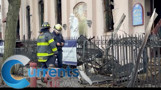 Our Lady of the Rosary of Pompeii Rectory and Parish Center Destroyed in Easter Sunday Fire [upl. by Aisad]