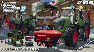 Installing ISARIA on FENDT 828 VARIO  Animals on HautBeyleron  Farming Simulator 22  Episode 103 [upl. by Margareta218]