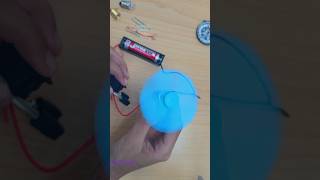 A small experiment with battery minimotor connectoramp fan experiment experimentvideo satisfying [upl. by Bish]