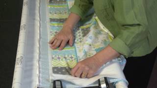 Grace Longarm Quilting Tip 6 LOADING A QUILT [upl. by Nbi]