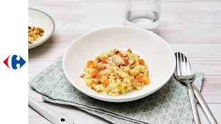 Smeuige risotto met geroosterde pompoen en mascarpone [upl. by Sirois451]