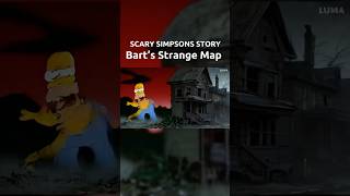 SCARY SIMPSONS STORY Bart’s Strange Map simpsons scary shorts [upl. by Stephenie178]