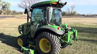 New John Deere 3046R with 72D midmount mower walk around video [upl. by Tjader]