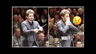 Orchestra pranks their conductor on his birthday in the BEST way [upl. by Aehtrod]