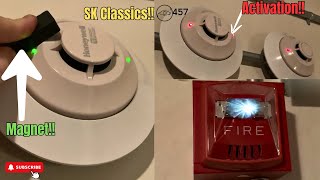 Silent Knight Fire Alarm Classic Detectors Test 1 [upl. by Leumek]