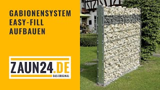 Gabionensystem EasyFill aufbauen  Montagevideo  GAH Alberts [upl. by Whitaker]