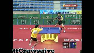 Chinese Superleague Zhang Jike vs Qiu Yike [upl. by Hatty780]