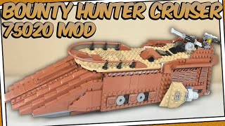 LEGO STAR WARS 75020 MOCMOD  BOUNTY HUNTER CRUISER WITH FULL INTERIOR [upl. by Anhsirk]