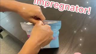 Opening Home Insemination Syringe kit Impregnator  MakeAmomcom [upl. by Elon]