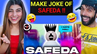 MAKE JOKE OF MJO  SAFEDA HOLI SPECIAL  REACTION [upl. by Yevreh984]