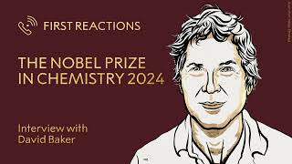 First Reactions  David Baker Nobel Prize in Chemistry 2024  Telephone interview [upl. by Kurtzman]