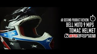 Bell Moto 9 MIPS Tomac Replica Helmet  60 Second Product Review [upl. by Nilats]