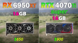 RTX 4070 Ti Super 16GB vs AMD RX 6950 XT 16GB  Which GPU is Better [upl. by Adne871]