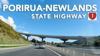 From Porirua to Newlands in 4 minutes  New Zealand Driving Tour 4K [upl. by Navy]