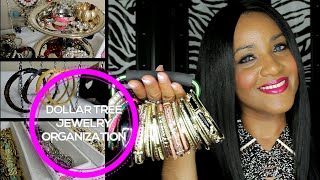 Dollar Tree Jewelry Organization How To [upl. by Karb]