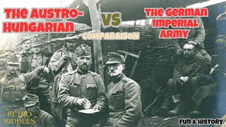 Comparing of the AustroHungarian and the German Imperial army in World War 1 [upl. by Enilesoj7]