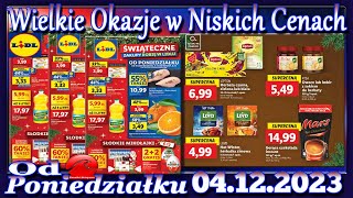 Lidl Nowa Gazetka Promocyjna od Poniedziałku 04122023 Najlepsze Okazje W Niskich Cenach [upl. by Aicen]