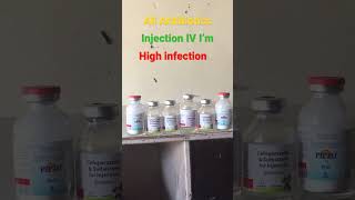 All antibiotics injection use PIPZO injection monoceff injection ceftrixone and salbactum injection [upl. by Enyrb141]