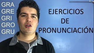 Ejercicios de pronunciación Silabas compuestas con GR KL KR PR PL TR TL [upl. by Michal]