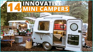 14 Most Innovative Mini Campers Trailers Youll Love to Tow [upl. by Annoyek]