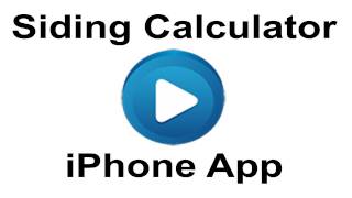 SIDING CALCULATOR App for iPhone  detailed review [upl. by Annawaj]