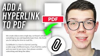 How To Add Hyperlink In PDF File  Full Guide [upl. by Betta]