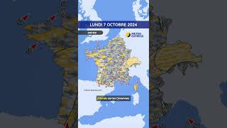 Météo du Lundi 7 au Mercredi 9 Octobre 2024 [upl. by Alamat]