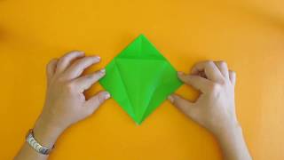 Como hacer una Grulla de Origami  Tutorial [upl. by Ysabel]