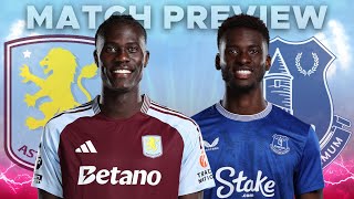 ASTON VILLA v EVERTON  MATCH PREVIEW [upl. by Llehsim]