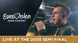 Omar Naber  Stop Slovenia Live  Eurovision Song Contest 2005 [upl. by Sylram46]