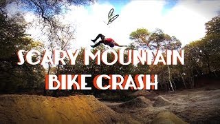 GoPro  scary mountain bike crash [upl. by Gayl46]