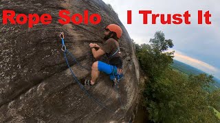 How I Lead Rope Solo  Gri Gri [upl. by Callan]