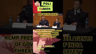 RCMP ANNOUNCE THREAT TO PUBLIC SAFETY politics trudeau [upl. by Butte]