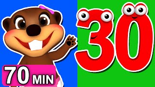 quotCounting to 30quot Collection  3D Animation Preschool Kids Learn How to Count 70 Min Compilation [upl. by Lean]