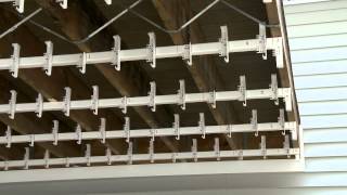 UnderShield  Attaching Grid Bars to Joists [upl. by Ayahsal]