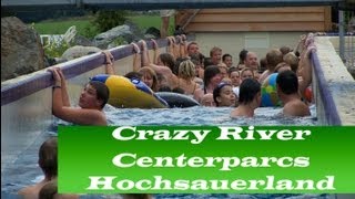 Crazy River Centerparcs Hochsauerland Meschede Germany [upl. by Anotal]